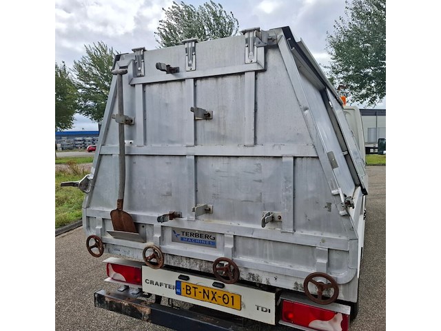 Bedrijfswagen, volkswagen, crafter 2.5 tdi terberg zijlader just, wit, 2007 - afbeelding 14 van  49
