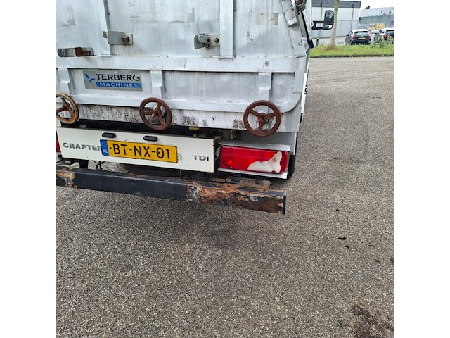 Bedrijfswagen, volkswagen, crafter 2.5 tdi terberg zijlader just, wit, 2007 - afbeelding 15 van  49