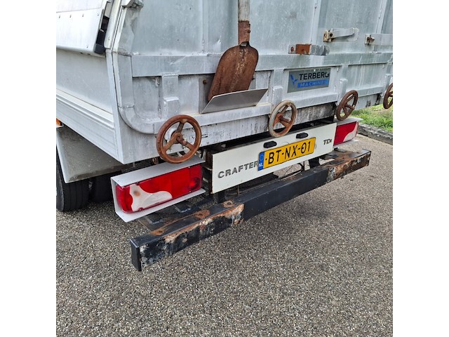 Bedrijfswagen, volkswagen, crafter 2.5 tdi terberg zijlader just, wit, 2007 - afbeelding 16 van  49