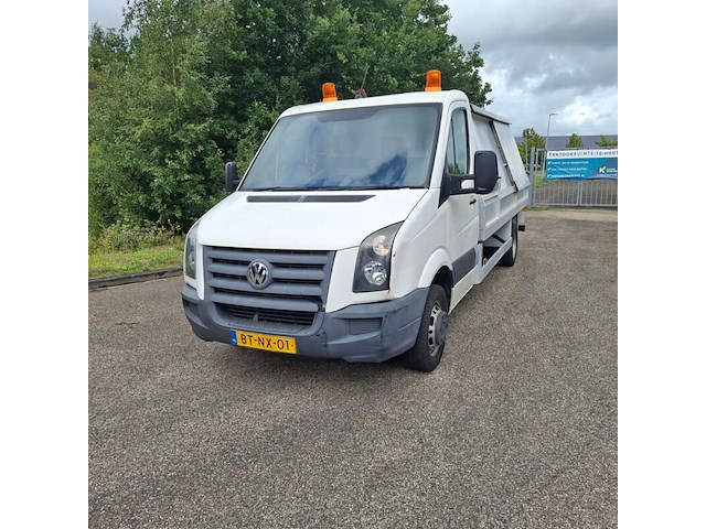 Bedrijfswagen, volkswagen, crafter 2.5 tdi terberg zijlader just, wit, 2007 - afbeelding 12 van  49