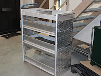 Bedrijfswageninrichting sortimo. afmeting 100 x 49 x 127 cm.