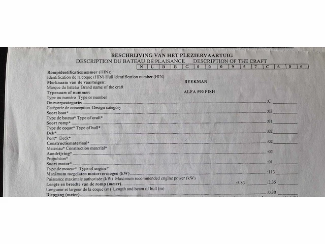 Beekman - 590 fish - console boat and fishing boat - 2006 - afbeelding 18 van  26