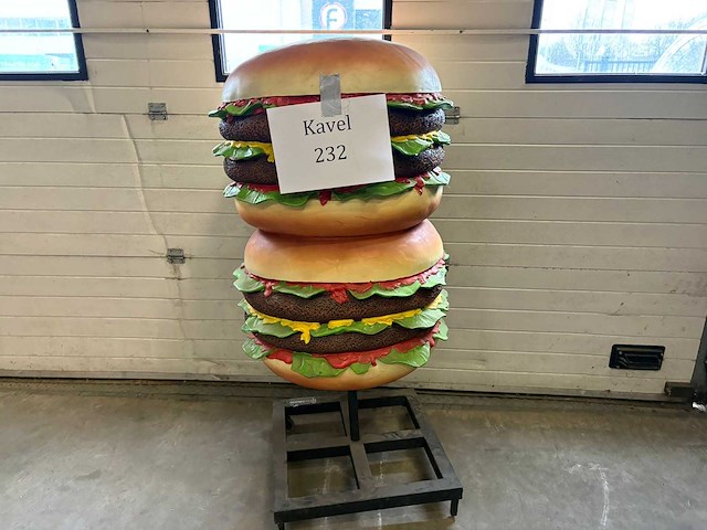Beeld : broodje hamburger - afbeelding 2 van  2