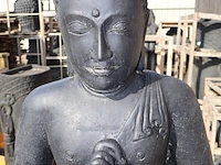 Beeld, buddha, donkergrijs / antraciet - afbeelding 7 van  7