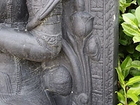 Beeld, buddha, donkergrijs / antraciet - afbeelding 2 van  12