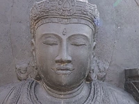 Beeld, buddha, donkergrijs / antraciet - afbeelding 9 van  12