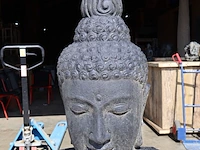 Beeld, buddha, donkergrijs / antraciet - afbeelding 4 van  8
