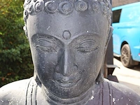 Beeld, buddha, donkergrijs / antraciet - afbeelding 7 van  7