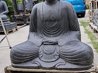 Beeld, buddha, donkergrijs / antraciet - afbeelding 2 van  9