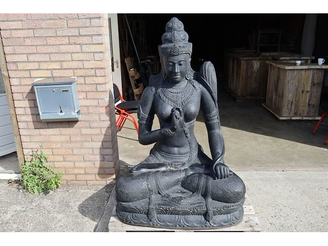 Beeld, dewi, donkergrijs / antraciet - afbeelding 3 van  7