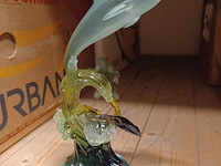 Beeld dolfijn met schildpad ny81950 23 cm hoog aantal 1 stuks. - afbeelding 3 van  5