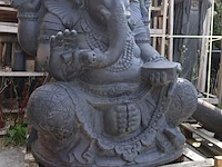 Beeld, ganesha, donkergrijs / antraciet - afbeelding 3 van  10