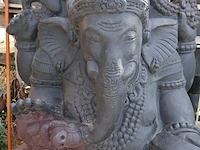 Beeld, ganesha, donkergrijs / antraciet - afbeelding 4 van  10