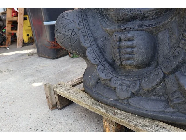 Beeld, ganesha, donkergrijs / antraciet - afbeelding 7 van  10