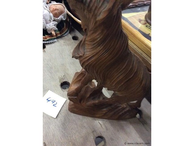 Beeld gems hout - afbeelding 3 van  3