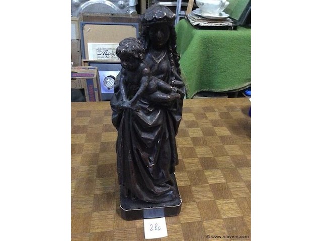 Beeld maria met kind - afbeelding 1 van  2