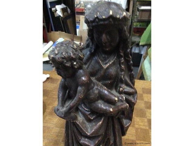 Beeld maria met kind - afbeelding 2 van  2
