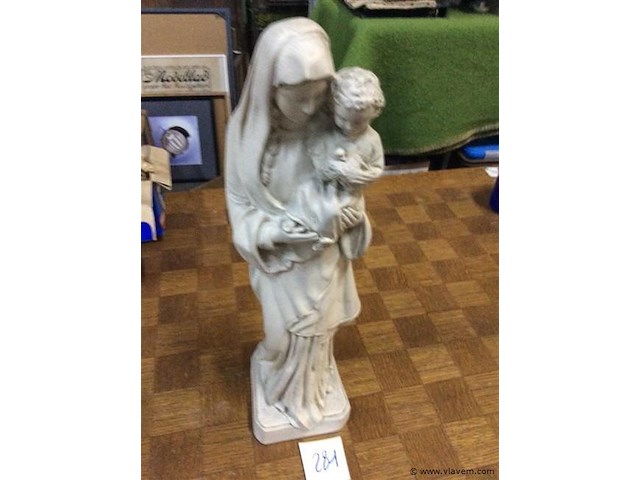 Beeld maria met kind - afbeelding 1 van  2