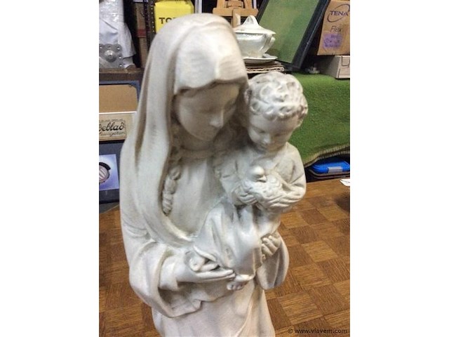 Beeld maria met kind - afbeelding 2 van  2