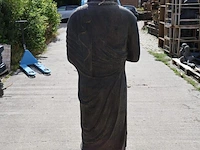 Beeld, monnik, donkergrijs / antraciet - afbeelding 4 van  9