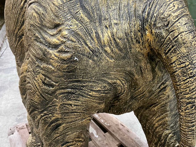 Beeld olifant met jong - afbeelding 3 van  11