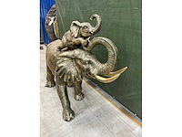 Beeld olifant met jong - afbeelding 6 van  11