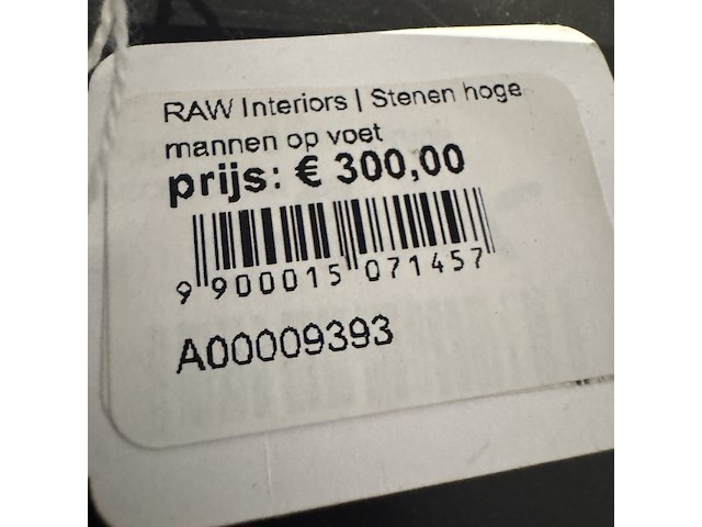 Beeld op voet raw interiors - afbeelding 2 van  3
