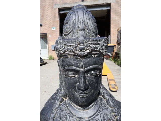 Beeld, shive bust, donkergrijs / antraciet - afbeelding 3 van  7