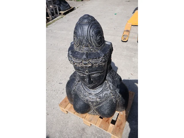 Beeld, shive bust, donkergrijs / antraciet - afbeelding 6 van  7