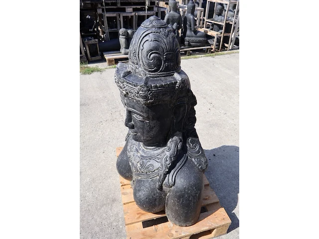 Beeld, shive bust, donkergrijs / antraciet - afbeelding 7 van  7