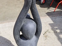 Beeld, yoga, donkergrijs / antraciet - afbeelding 7 van  7