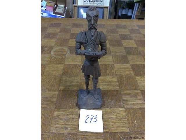 Beeldje don quichot (hout) - afbeelding 1 van  2