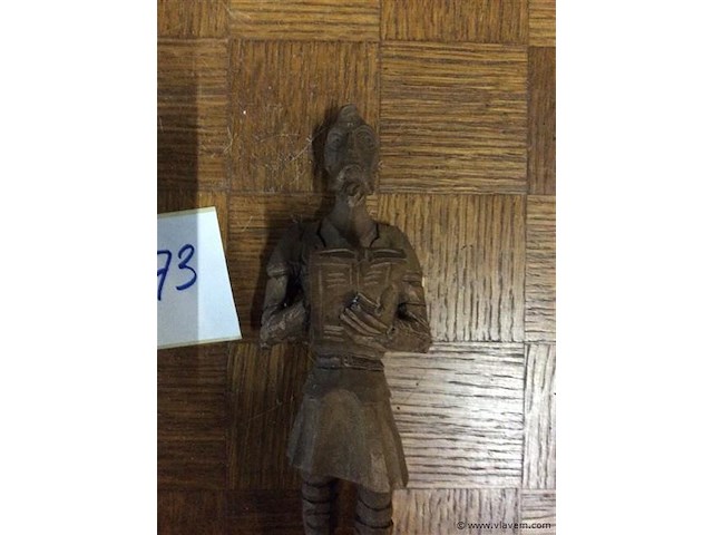 Beeldje don quichot (hout) - afbeelding 2 van  2