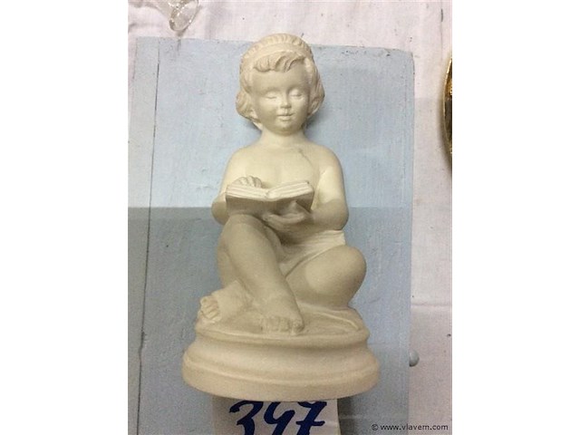 Beeldje kind ivorine - afbeelding 2 van  2