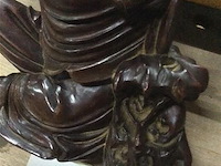 Beeldje oosters hout - afbeelding 2 van  3