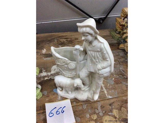 Beeldjes biscuit 2stuks - afbeelding 2 van  3