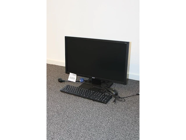 Beeldscherm acer v246hl met toetsenbord en muis - afbeelding 2 van  2