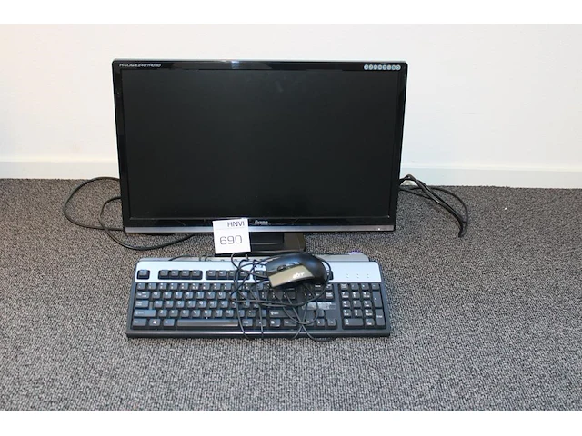 Beeldscherm iiyama prolite e2407hdsd - afbeelding 1 van  2