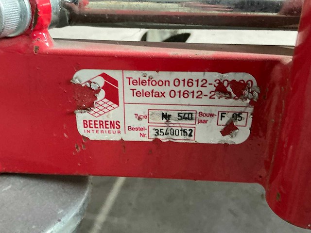 Beerens 540 platformwagen - afbeelding 3 van  4