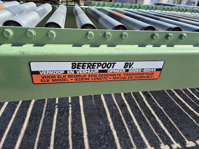 Beerepoot - partij aangedreven rollenbaan, totaal ca. 45 meter - afbeelding 8 van  8