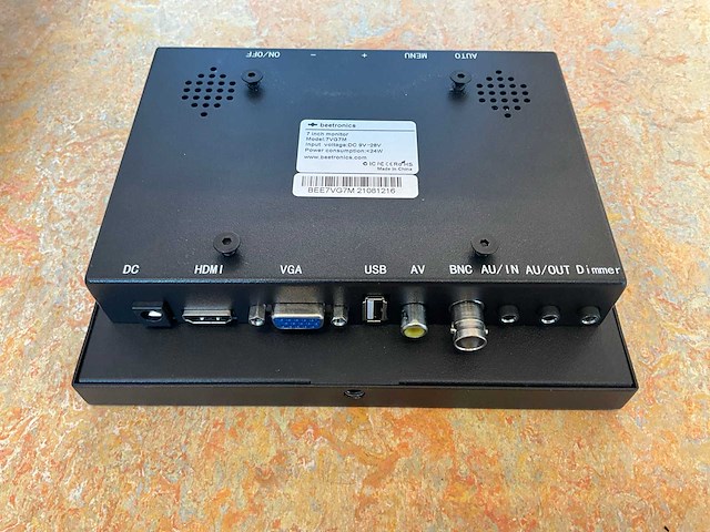 Beetronics 7vg7m touchscreen monitor - afbeelding 3 van  5