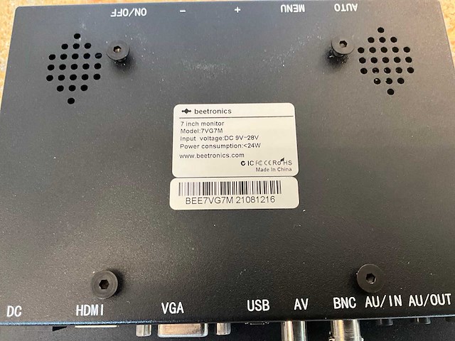 Beetronics 7vg7m touchscreen monitor - afbeelding 4 van  5