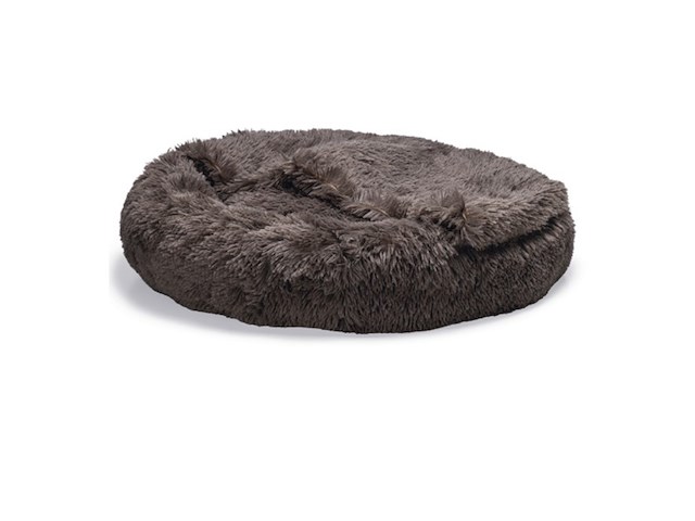 Beeztees yala hondenmand pluche bruin - afbeelding 1 van  1