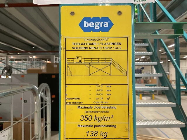 Begra - bt 580x500cm - mezzanine floors - afbeelding 2 van  12