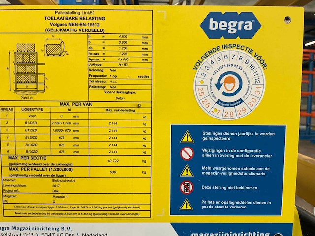 Begra - palletstelling - afbeelding 4 van  4