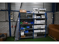 Begra 2 secties legbordstelling met volledige inhoud met (festo) onderdelen - afbeelding 1 van  14