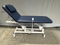 Behandeltafel, wit/blauw, elektrisch