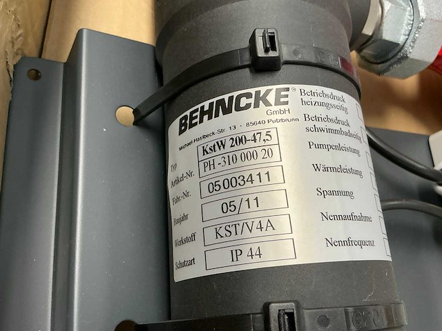 Behncke kstw 200-47 warmtewisselaar ( compleet ) - afbeelding 5 van  5