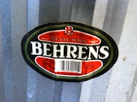 Behrens gegalvaniseerde stalen vuilnisbak met deksel en karakteristieke geribbelde zijkanten - afbeelding 3 van  5