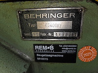 Behringer - 1985 - ks400hy - beugelzaagmachine - afbeelding 13 van  24